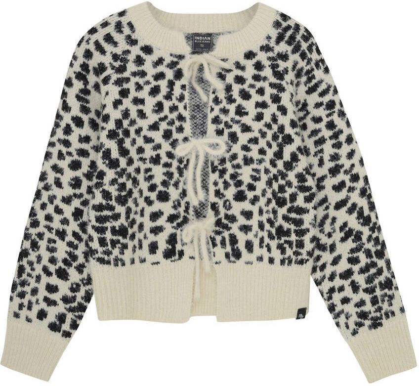 INDIAN BLUE JEANS Meisjes Truien & Vesten Knitted Spotty Wit - Foto 6