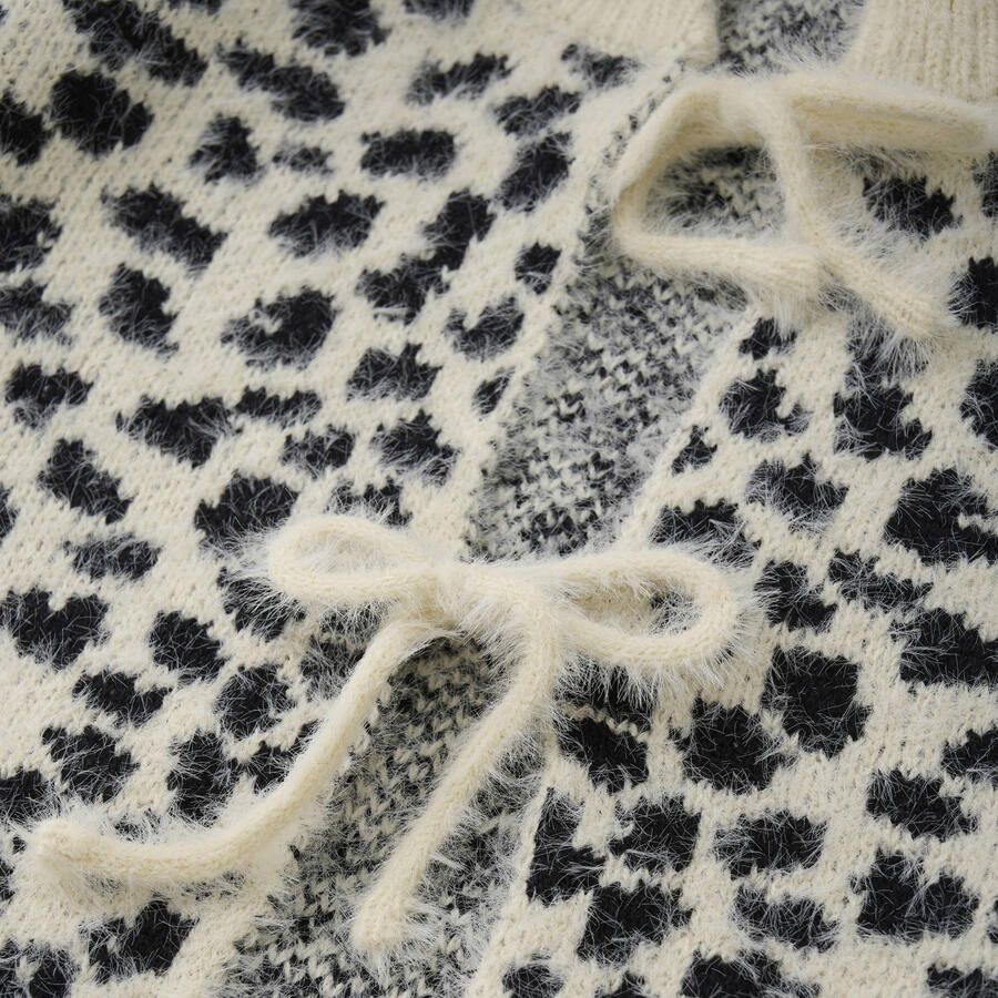 INDIAN BLUE JEANS Meisjes Truien & Vesten Knitted Spotty Wit - Foto 4