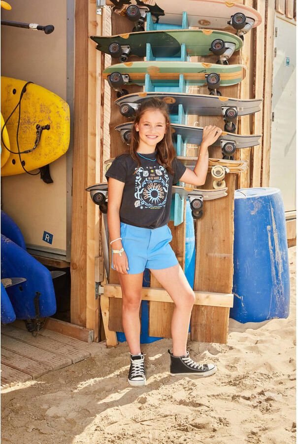 INDIAN BLUE JEANS Meisjes Broeken Pantalon Short Blauw - Foto 3