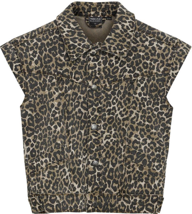 INDIAN BLUE JEANS Meisjes Blazers Vest Leopard Bruin - Foto 4