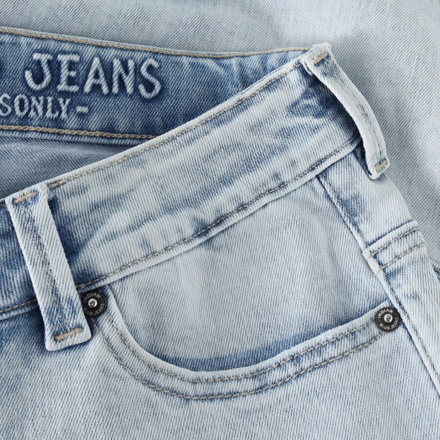 INDIAN BLUE JEANS Jongens Jeans Long Denim Short Light Jeans Lichtblauw - Foto 5