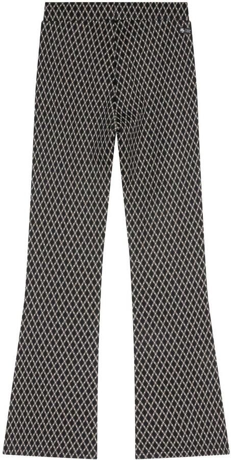 INDIAN BLUE JEANS Meisjes Broeken Flared Pants Diagonal Check Zwart - Foto 2