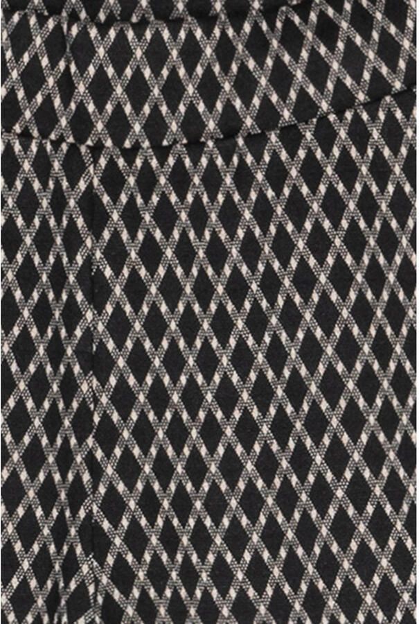 INDIAN BLUE JEANS Meisjes Broeken Flared Pants Diagonal Check Zwart