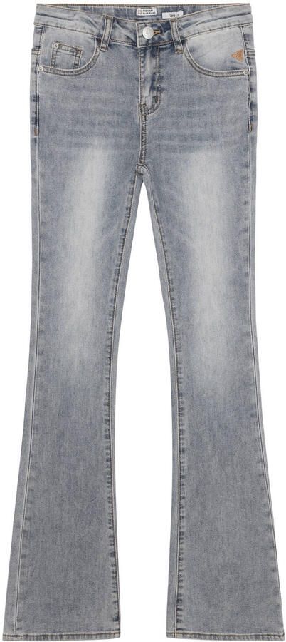 INDIAN BLUE JEANS Meisjes Jeans Flared Fit Medium Denim Lichtgrijs - Foto 4