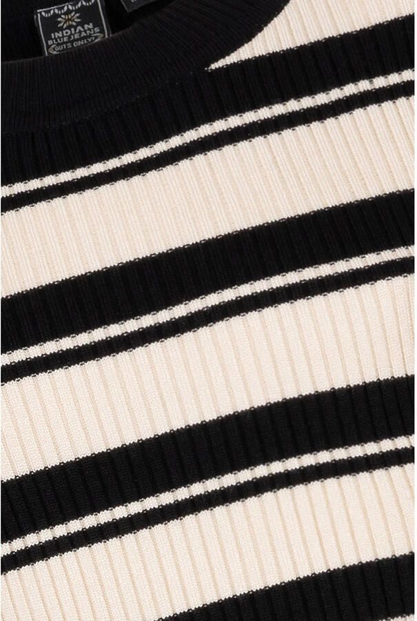 INDIAN BLUE JEANS Meisjes Tops & T-shirts Striped Knitwear Cropped Zwart - Foto 1