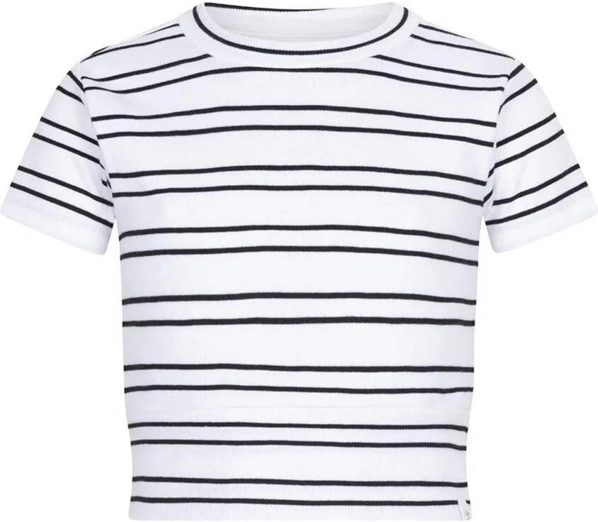 INDIAN BLUE JEANS Meisjes Tops & T-shirts Drawstring T-shirt Stripe Wit