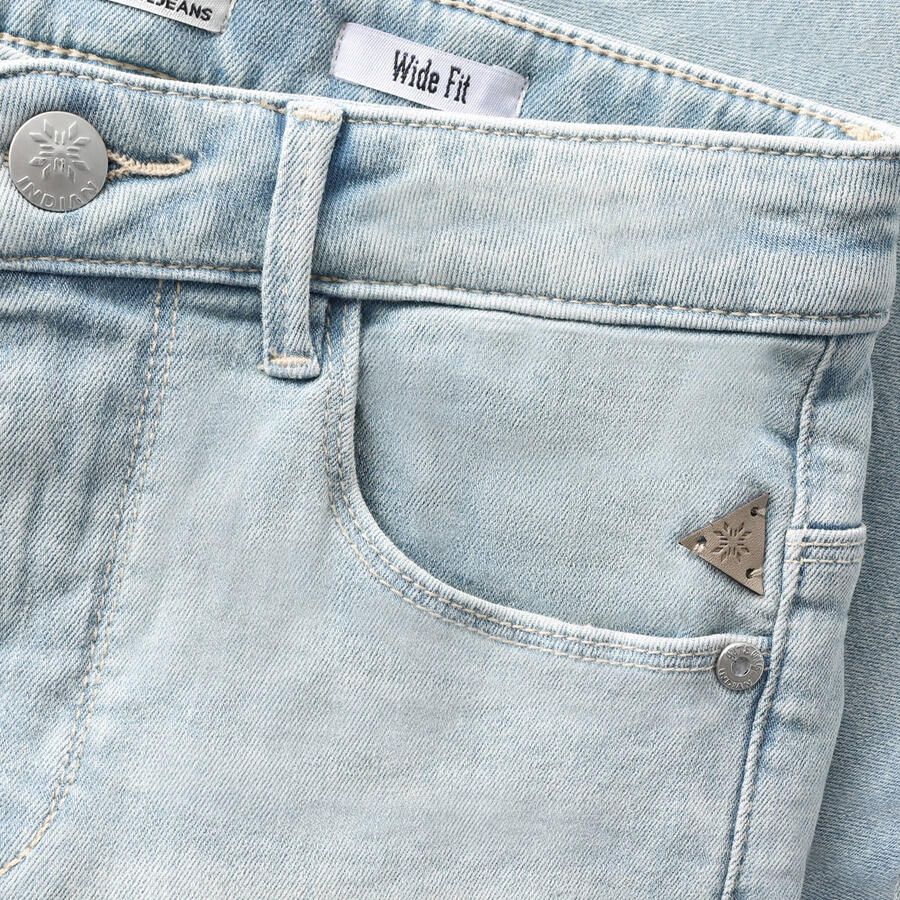 INDIAN BLUE JEANS Meisjes Jeans Wide Fit Light Denim Lichtblauw - Foto 5