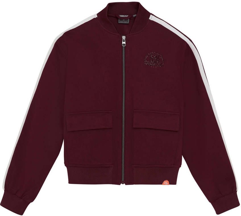 INDIAN BLUE JEANS Meisjes Truien & Vesten Sporty Jacket Bordeaux - Foto 4