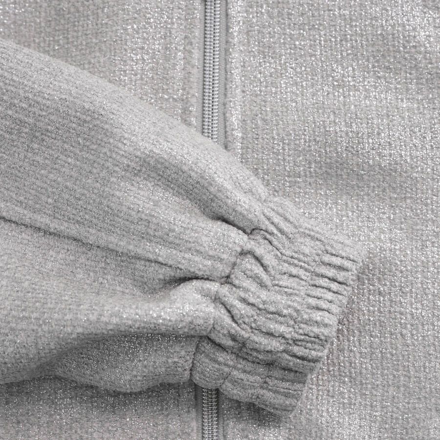 INDIAN BLUE JEANS Meisjes Truien & Vesten Tweed Bomber Zilverkleurig - Foto 3