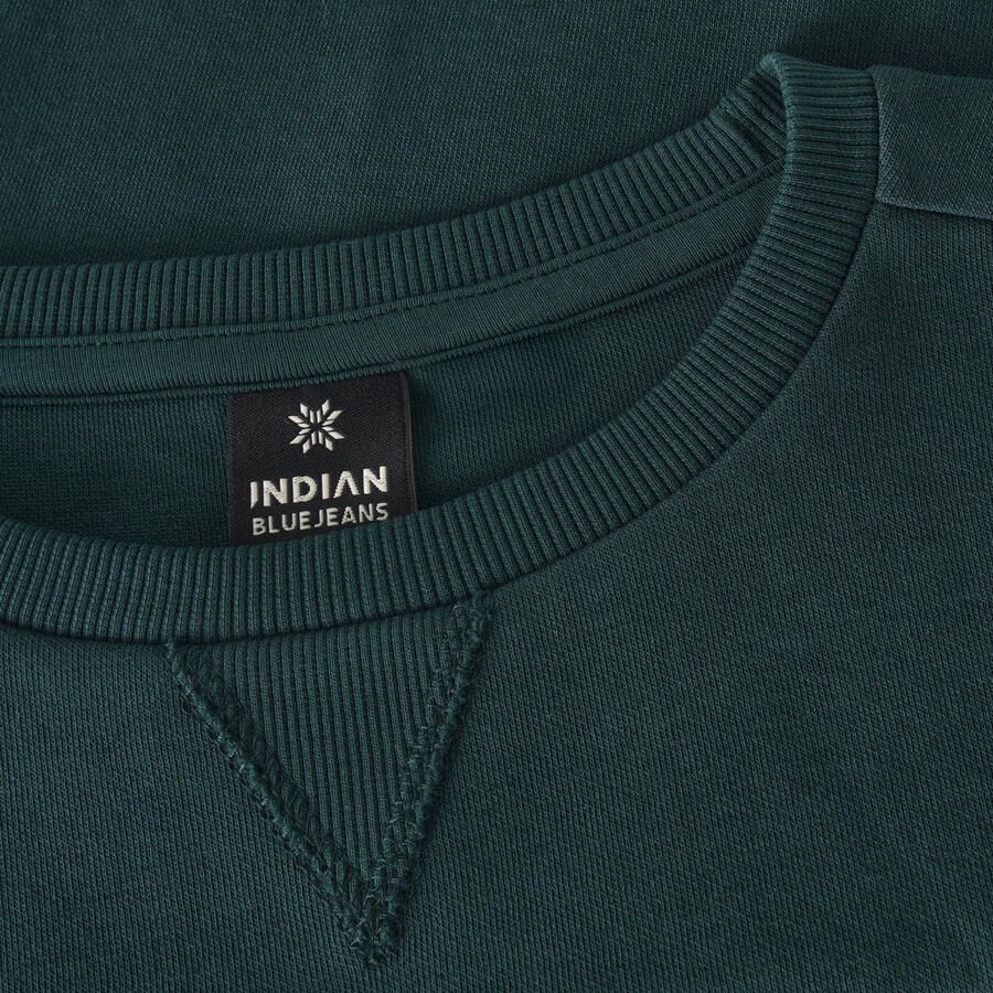 Indian Blue Jeans longsleeve donkergroen - Foto 2