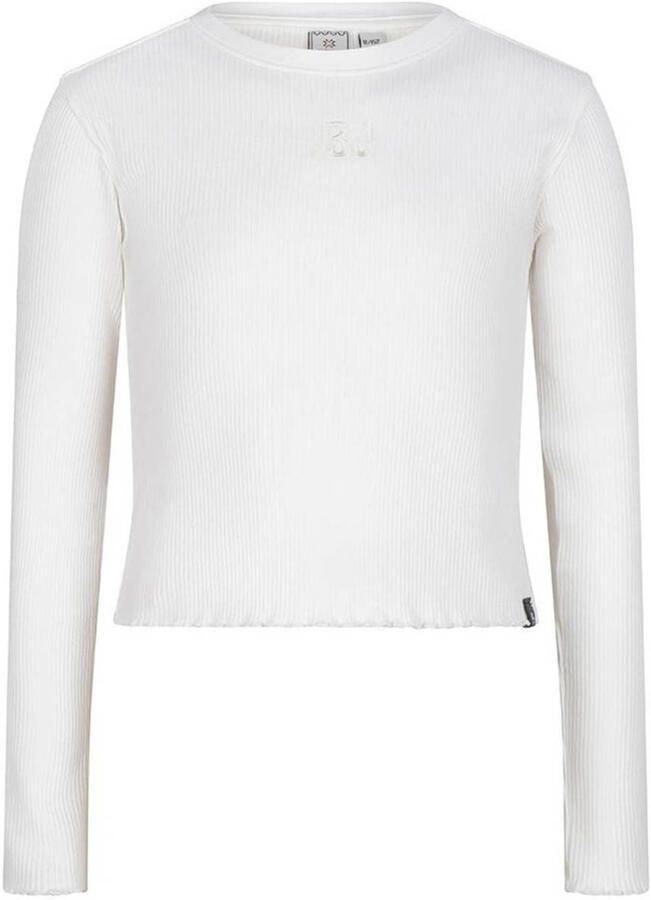INDIAN BLUE JEANS Meisjes Tops & T-shirts T-shirt Long Sleeve Cropped Rib Ibj Wit - Foto 2