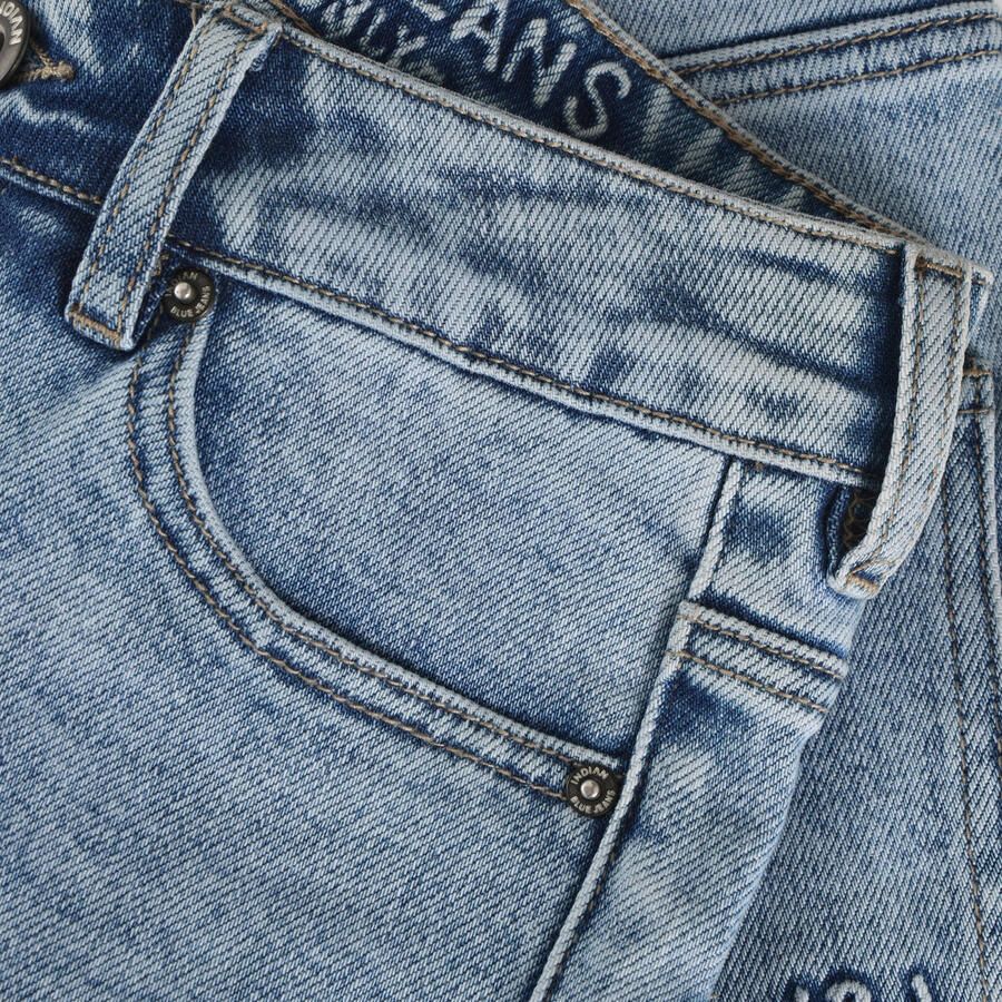 INDIAN BLUE JEANS Jongens Jeans 2656 Wide Loose Used Jeans Lichtblauw - Foto 4