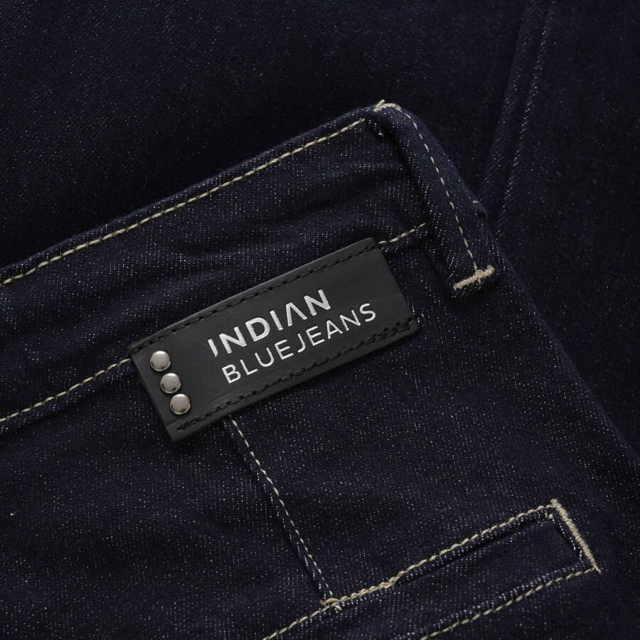 INDIAN BLUE JEANS Meisjes Jeans Wide Fit Dark Blue Donkerblauw - Foto 3