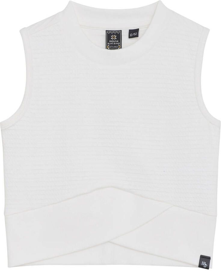 INDIAN BLUE JEANS Meisjes Tops & T-shirts Cropped Singlet Wit - Foto 3