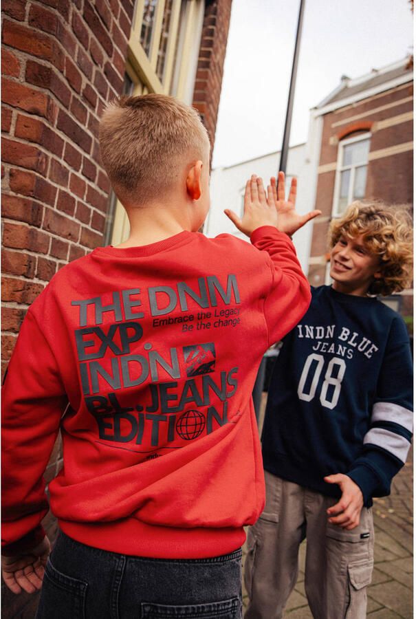 INDIAN BLUE JEANS Jongens Truien & Vesten Loose Fit Sweat Indian Rood - Foto 4