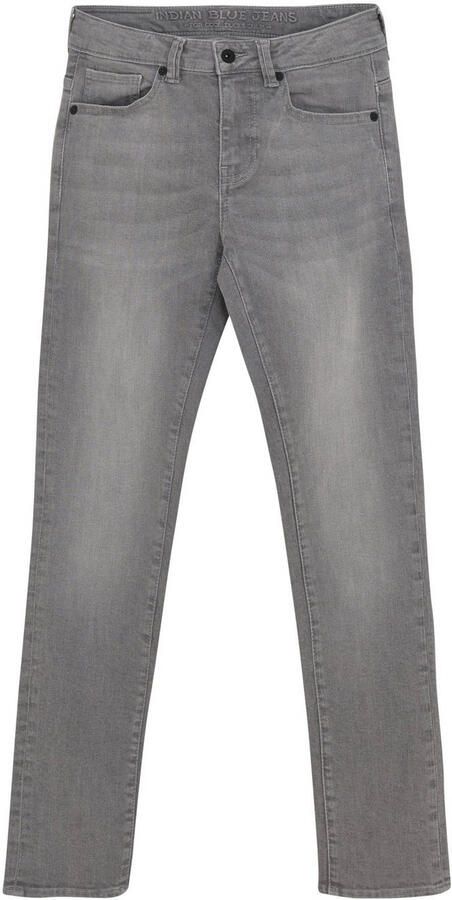INDIAN BLUE JEANS Jongens Jeans 2688 Straight Fit L.grey Jeans Grijs - Foto 5