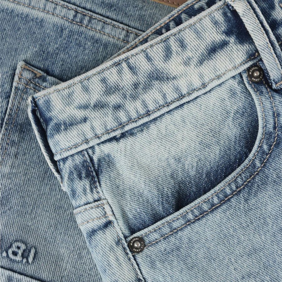 INDIAN BLUE JEANS Jongens Jeans 2450 Baggy Straight Blue Jeans Lichtblauw - Foto 4