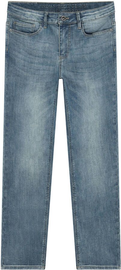 INDIAN BLUE JEANS Jongens Jeans Wide Straight Fit Blue Jeans Lichtblauw - Foto 4