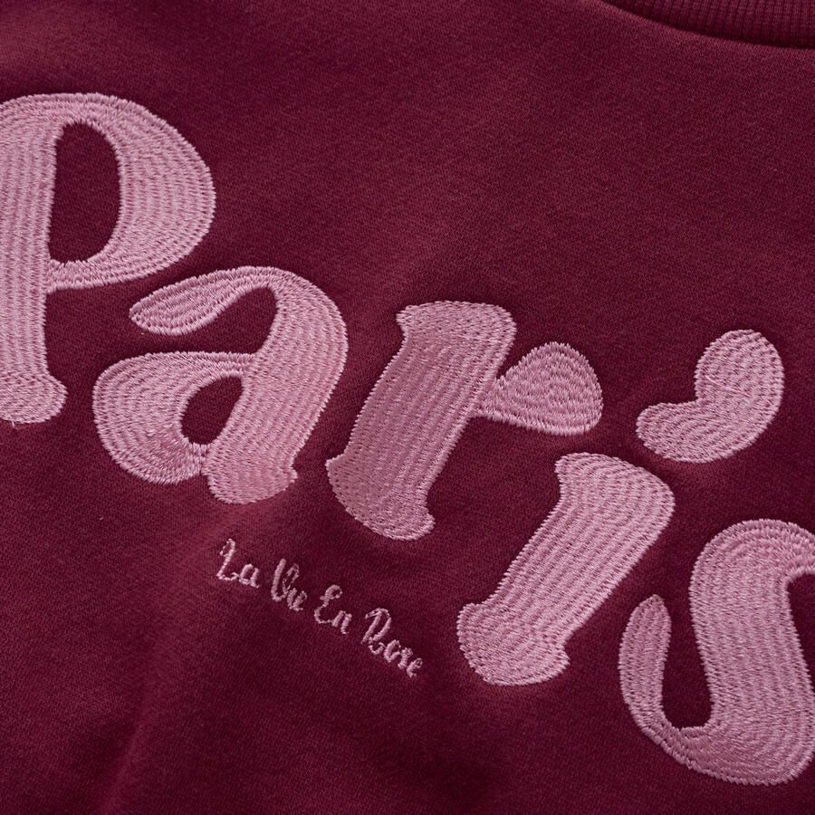 INDIAN BLUE JEANS Meisjes Truien & Vesten Sweater Crochet Bordeaux - Foto 3