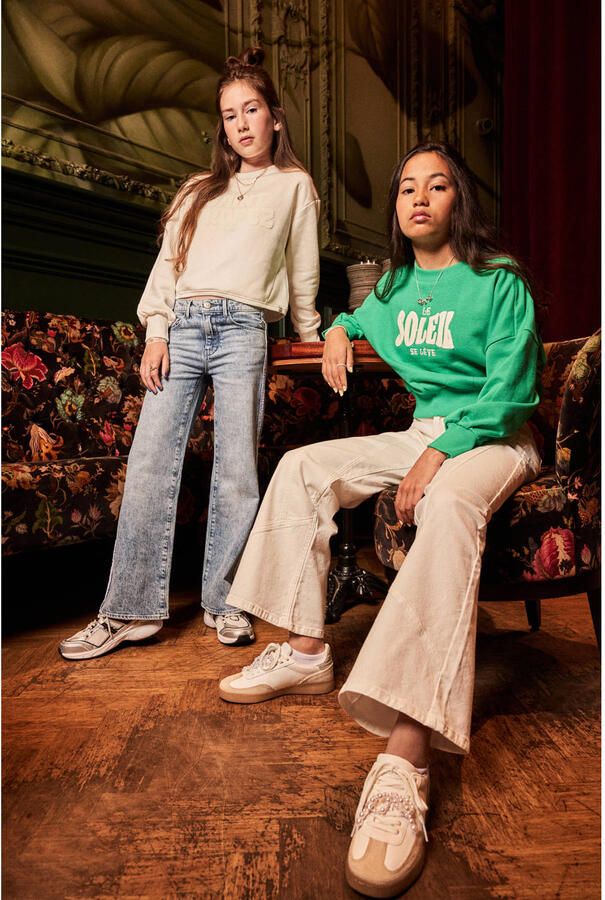 INDIAN BLUE JEANS Meisjes Truien & Vesten Sweater Soleil Groen - Foto 5
