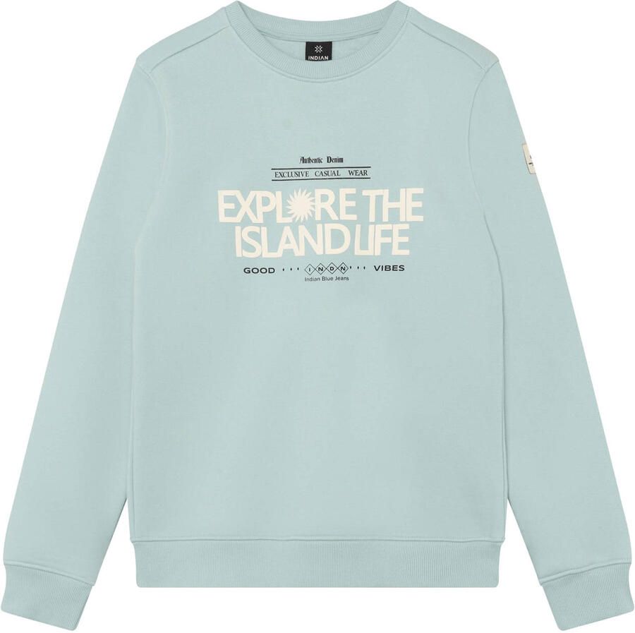 Indian Blue Jeans sweater lichtblauw