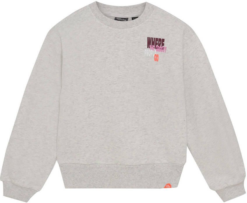 INDIAN BLUE JEANS Meisjes Truien & Vesten Sweater Melange Grijs - Foto 7