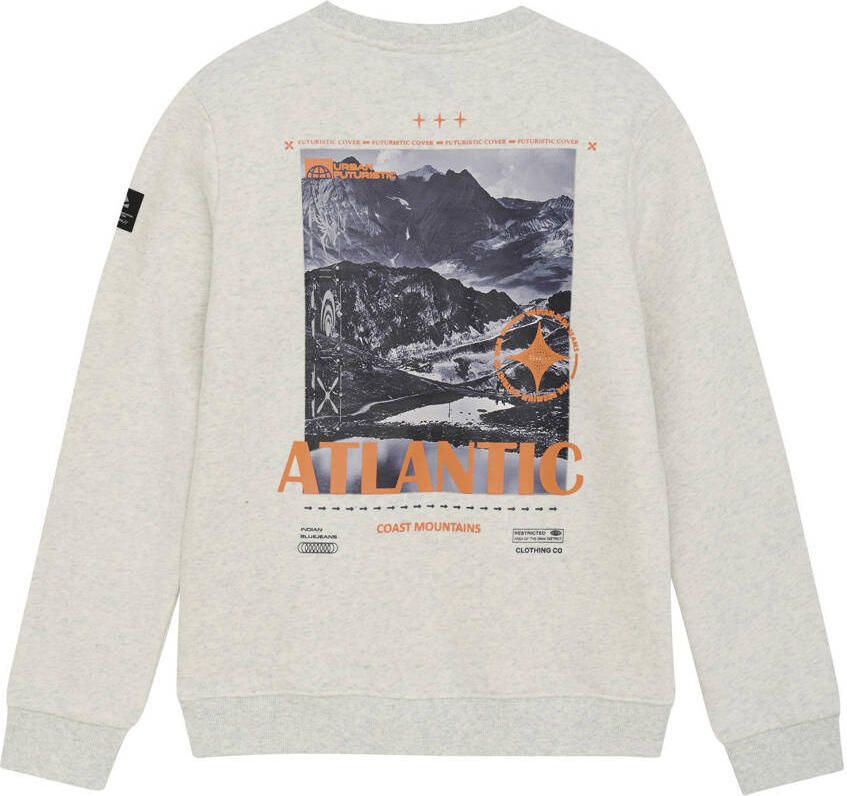 INDIAN BLUE JEANS Jongens Truien & Vesten Loose Fit Sweat Melange Lichtgrijs - Foto 5