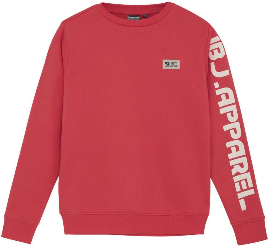 INDIAN BLUE JEANS Jongens Truien & Vesten Sweater Print Sleeve Rood - Foto 4