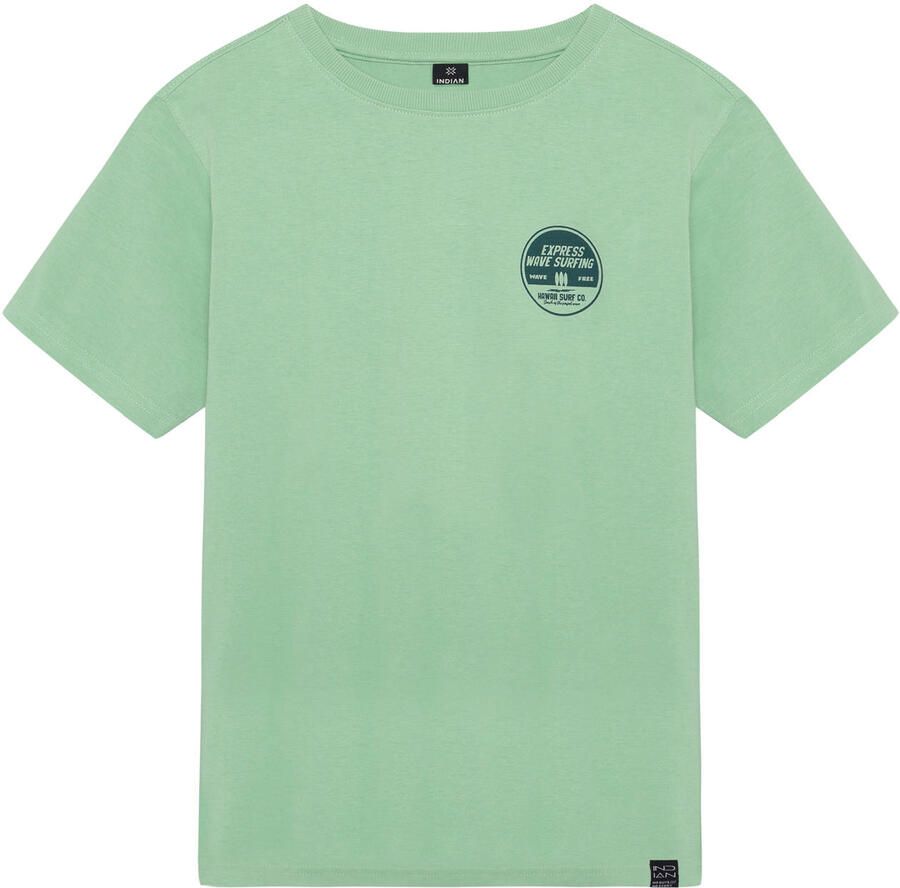Indian Blue Jeans T-shirt met backprint groen
