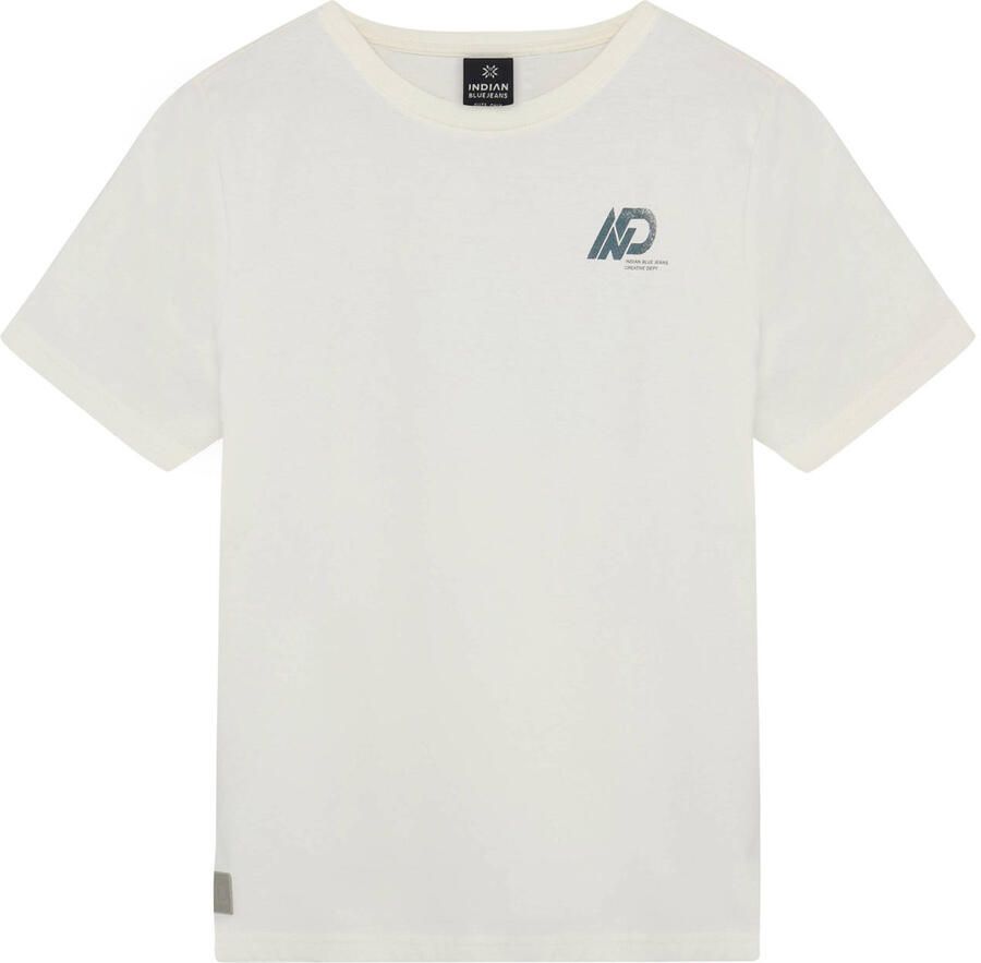 Indian Blue Jeans T-shirt met backprint wit
