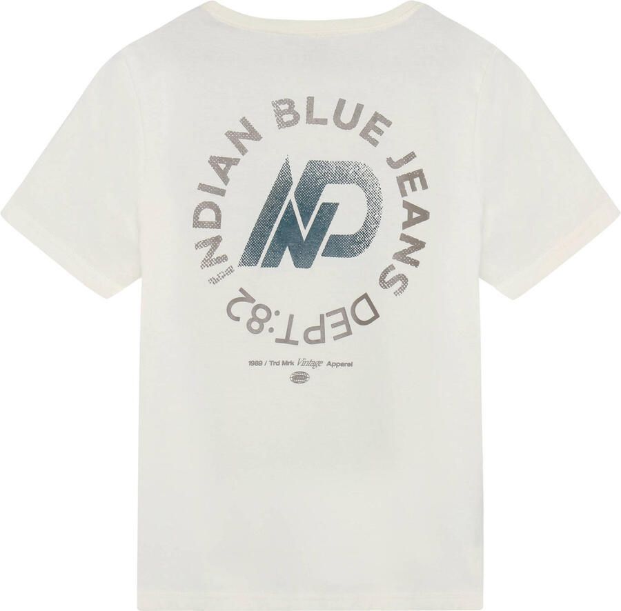 Indian Blue Jeans T-shirt met backprint wit - Foto 2