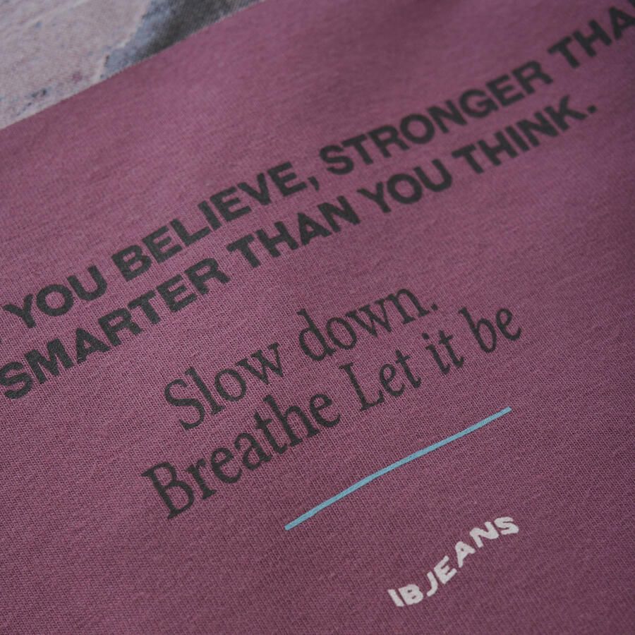 INDIAN BLUE JEANS Jongens Polo's & T-shirts T-shirt Ibjns Roze - Foto 3