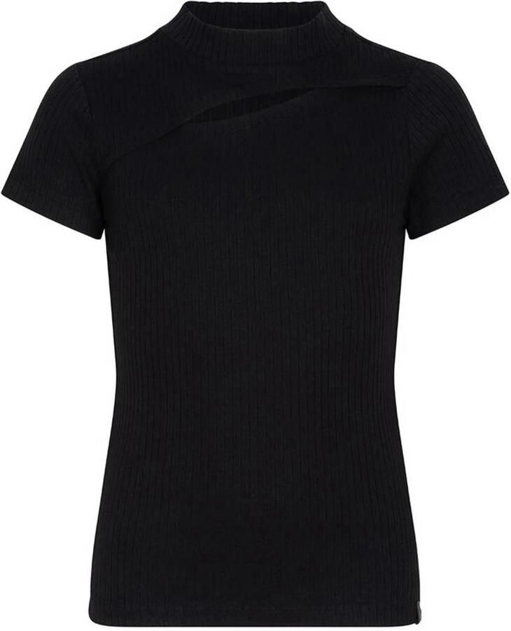 INDIAN BLUE JEANS Meisjes Tops & T-shirts T-shirt Chest Opening Zwart