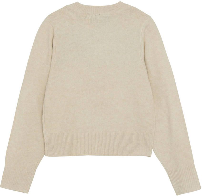 Indian Blue Jeans trui beige fijn gebreid - Foto 3