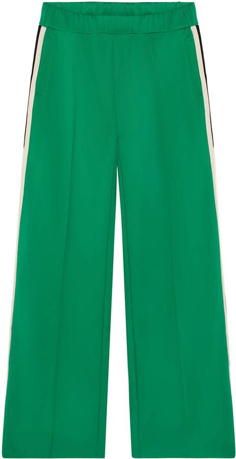 Indian Blue Jeans wide leg casual broek groen