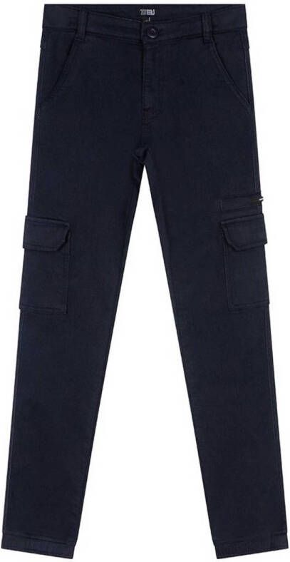 Indian Blue Jeans regular fit broek donkerblauw