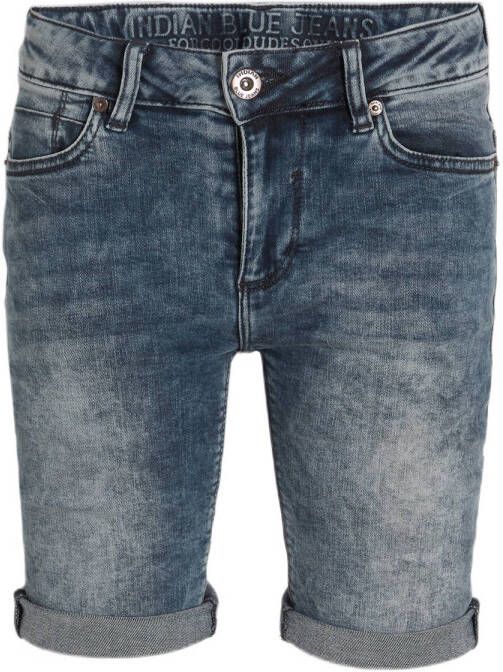 Indian Blue Jeans skinny short blue grey denim
