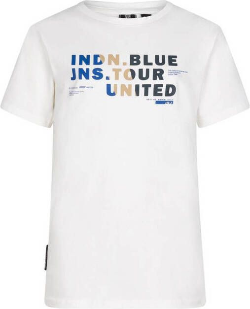 Indian Blue Jeans T-shirt met tekst 701off white