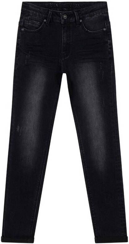 Indian Blue Jeans tapered fit jeans black denim