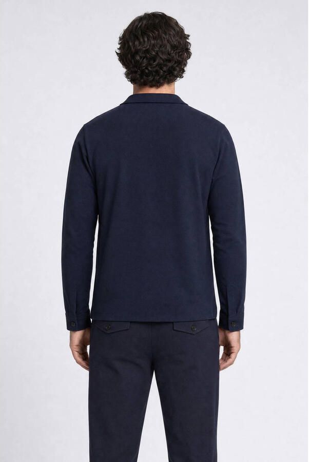 Indigold regular fit casual overhemd donkerblauw - Foto 3