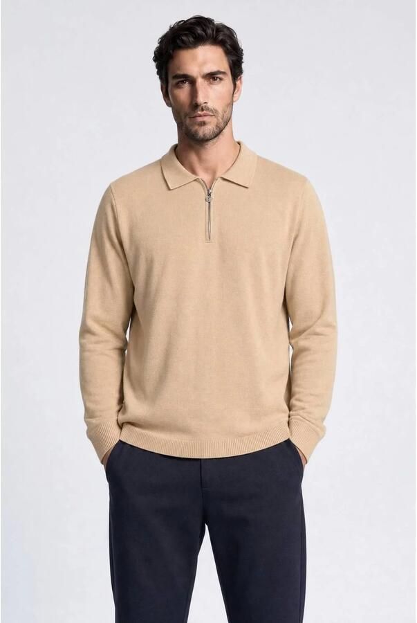 Indigold regular fit trui beige