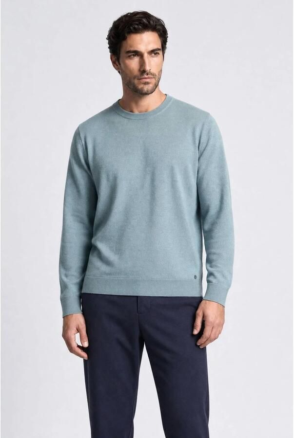 Indigold regular fit trui blauw - Foto 3
