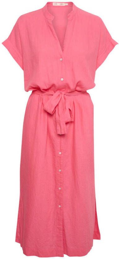 Inwear blousejurk OdetteIW met ceintuur roze
