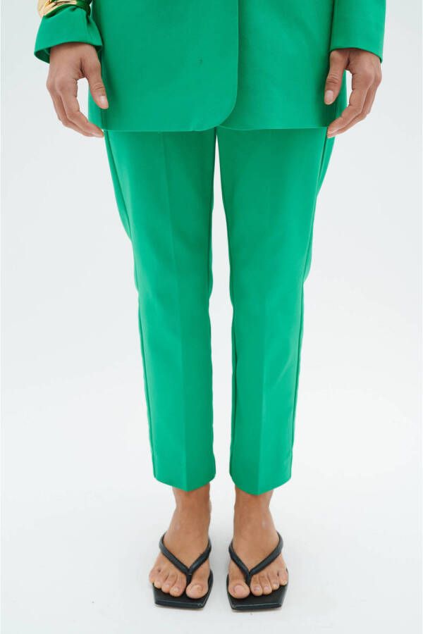Inwear straight fit pantalon ZellaIW groen