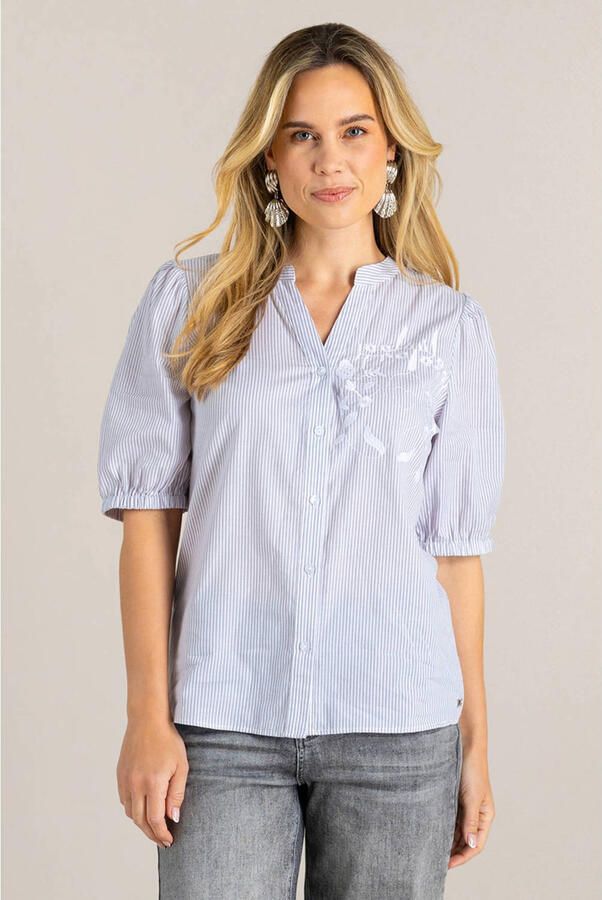 Ivy Beau blouse lichtblauw