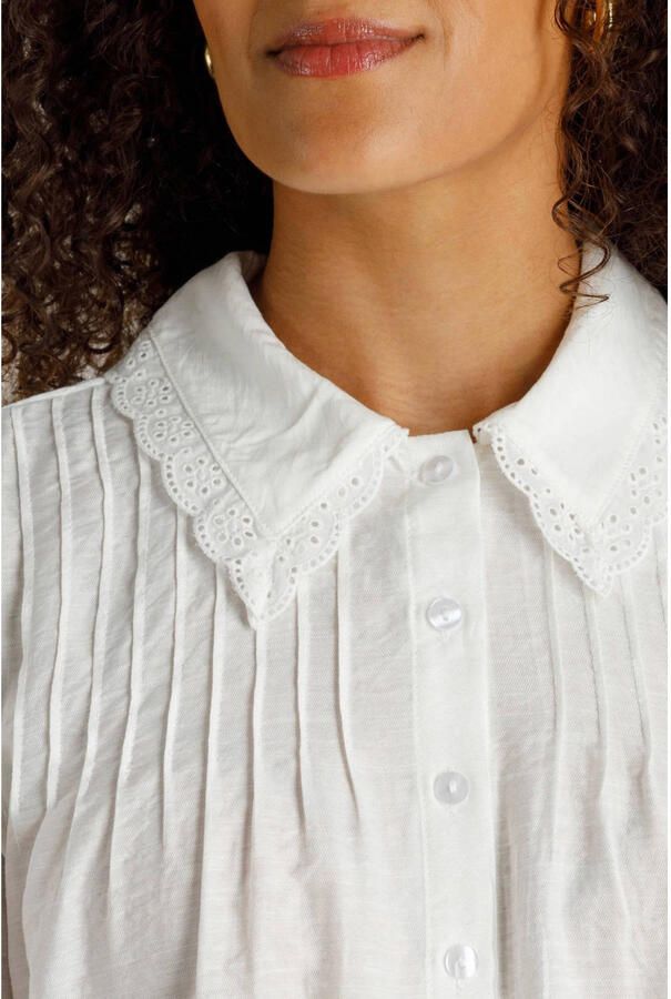 Ivy Beau blouse met broderie ecru - Foto 2