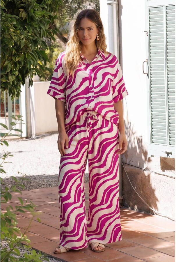 Ivy Beau blouse roze - Foto 2