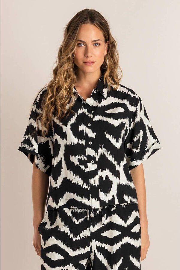 Ivy Beau blouse zwart