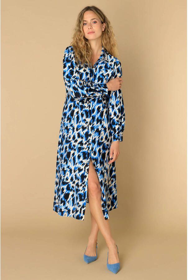 Ivy Beau blousejurk blauw - Foto 2