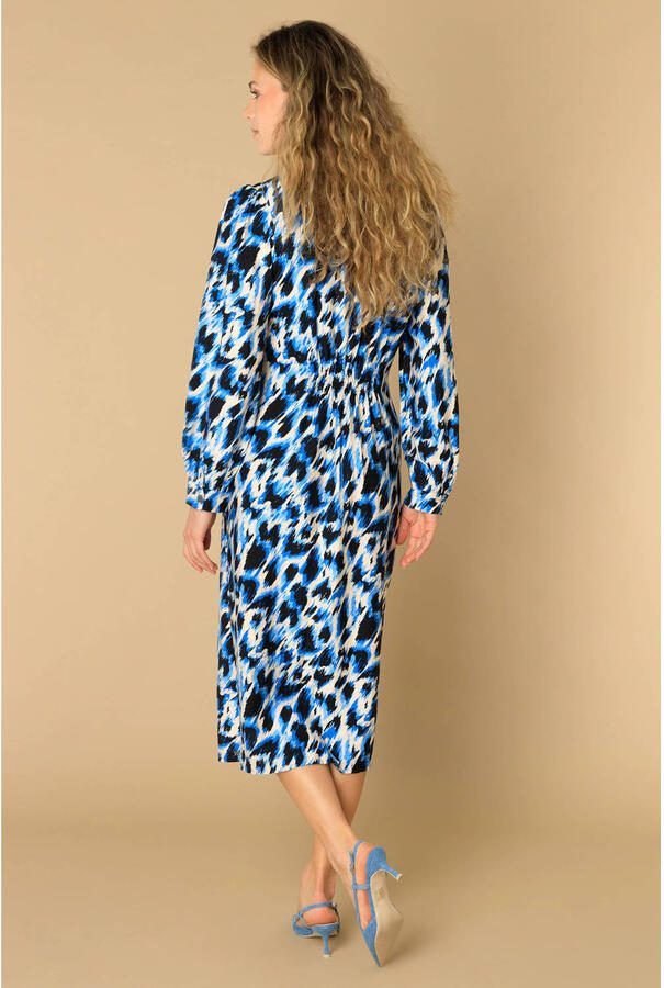 Ivy Beau blousejurk blauw - Foto 3